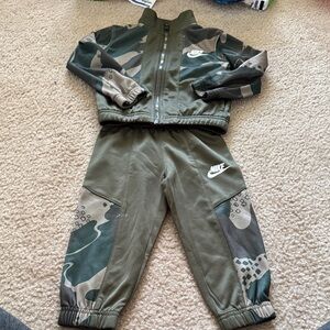 Nike Kids' Green Camo Tracksuit. Very good condition